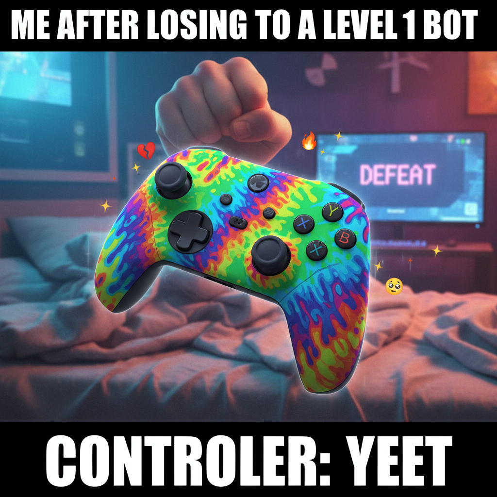 My controller just flew across the room. It wasn't my fault, it was the game's.