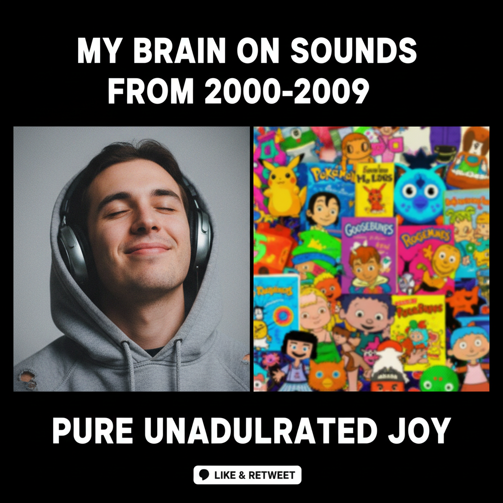 Heard a song from my childhood today. Immediately felt 8 years old again and immortal.