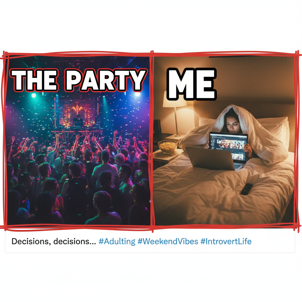 Friday night plans: clubbing. Friday night reality: in bed by 9pm watching documentaries.