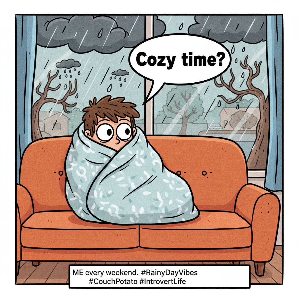 My therapist said 'seasonal depression is real.' My brain said 'it's just cozy time.'
