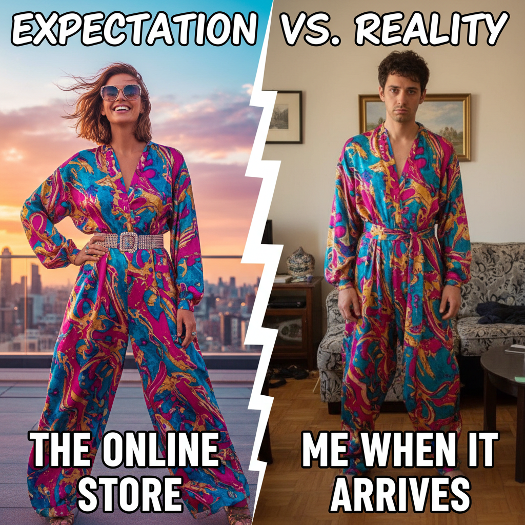 Bought it online, looked great. Arrived, looked like a potato sack. The internet is a liar.