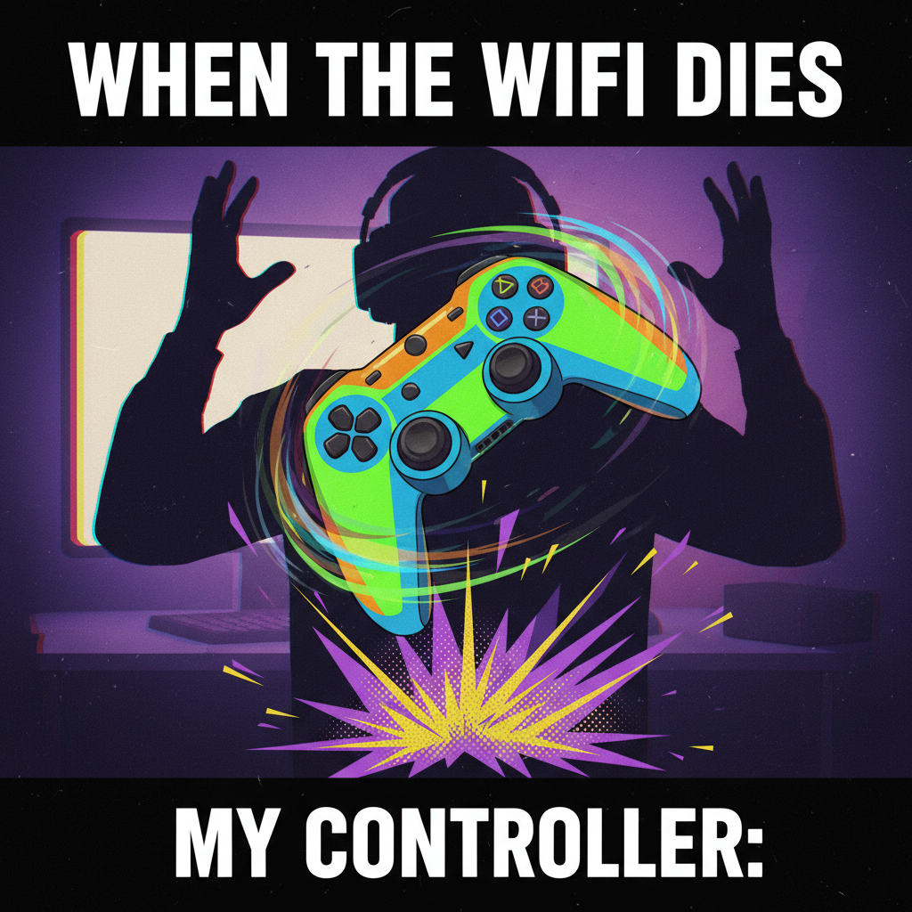 My controller just flew across the room. Send help. Or a new controller.