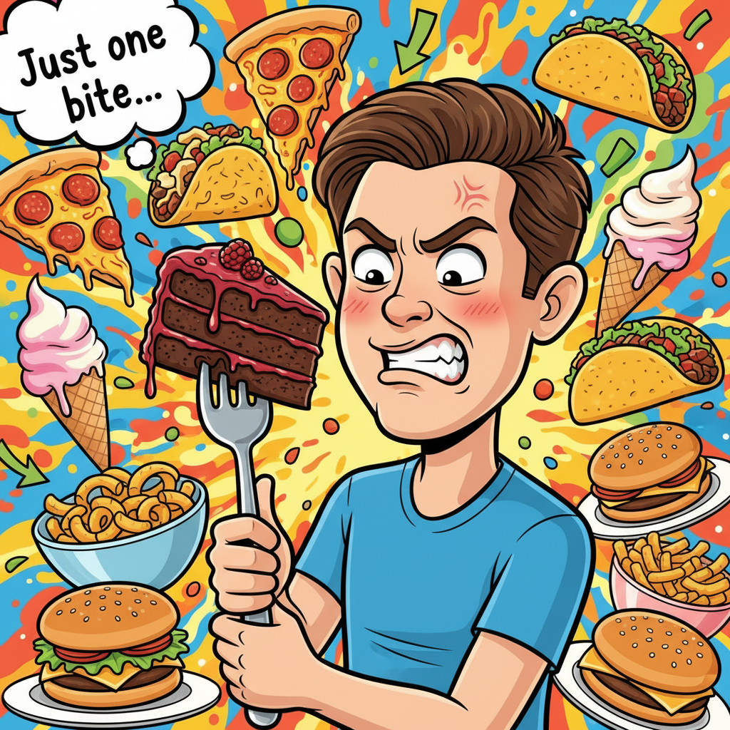 My diet plan: See food, eat food. Works every time.