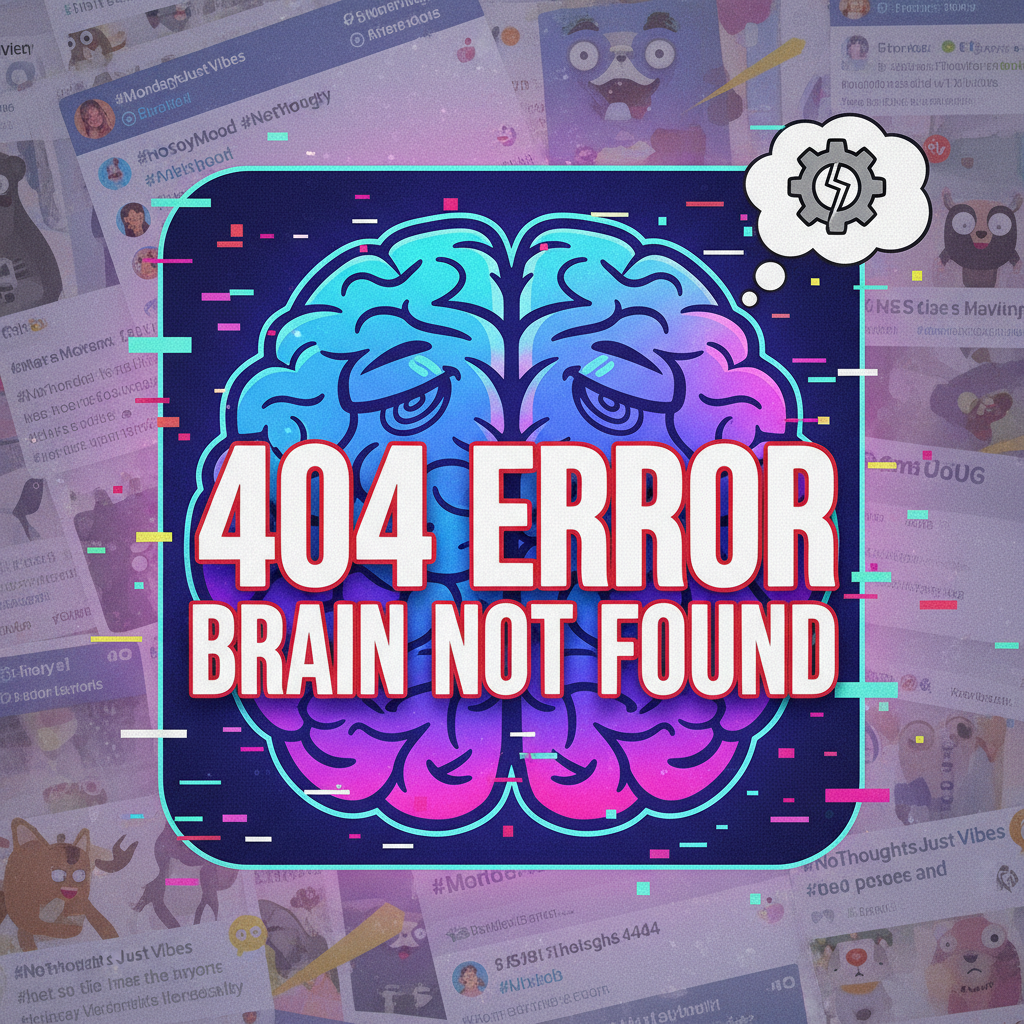 My brain on Monday morning: Error 404: Motivation not found.