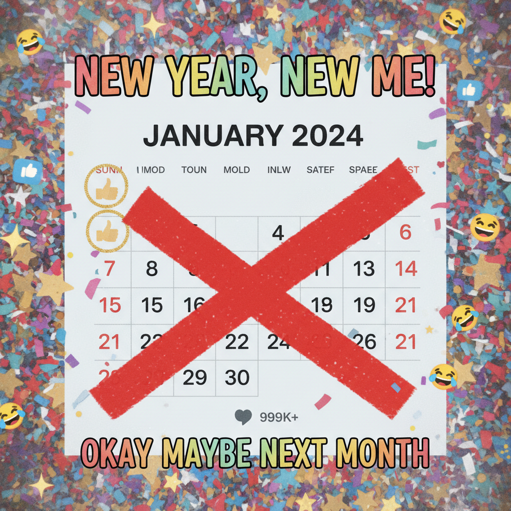 My New Year's Resolution lasted 3 days. Pretty sure that's a new personal best.