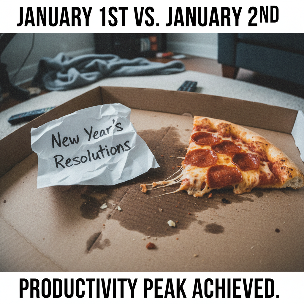 My New Year's resolution lasted 3 days. Guess I'll try again in 2025. #NYE