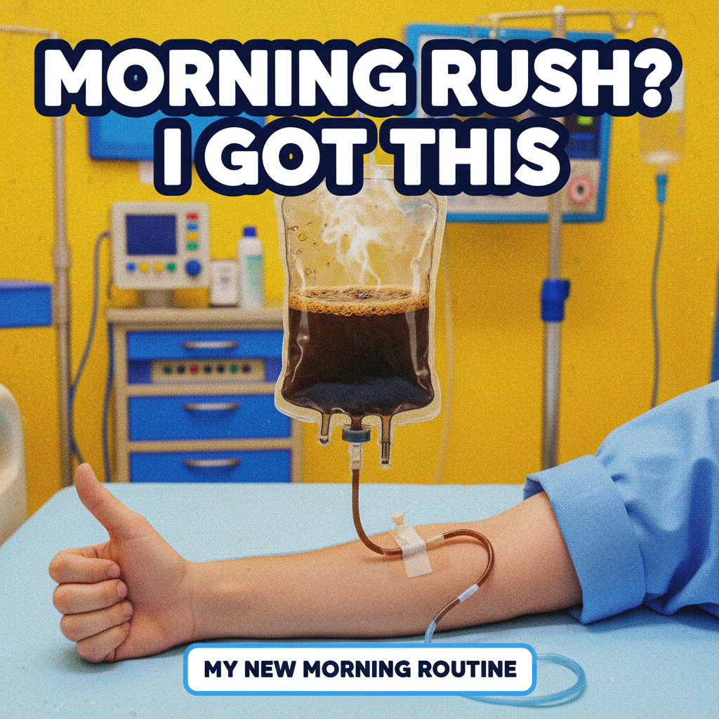 My blood type is coffee. My personality is also coffee. #CaffeineAddict