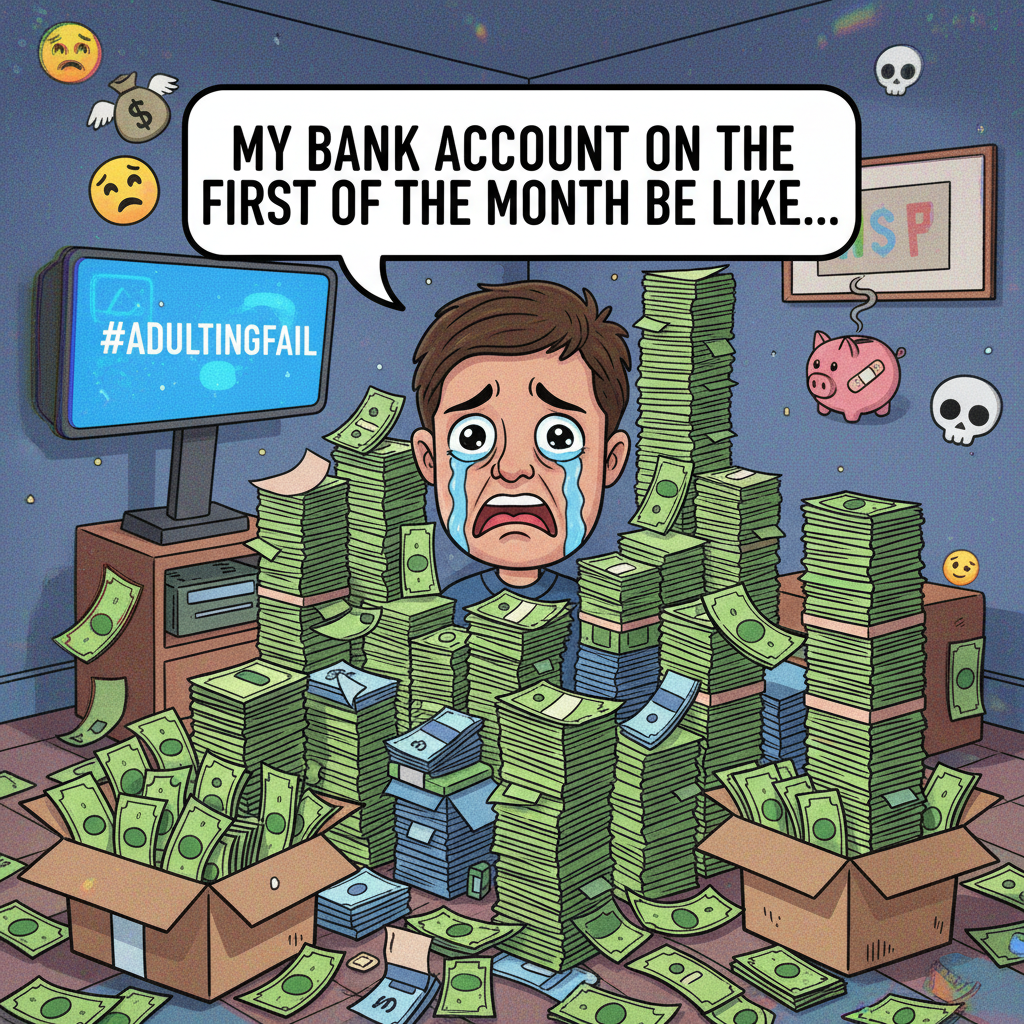 Just paid a bill that could've bought me 3 months of therapy. Adulting is a scam.