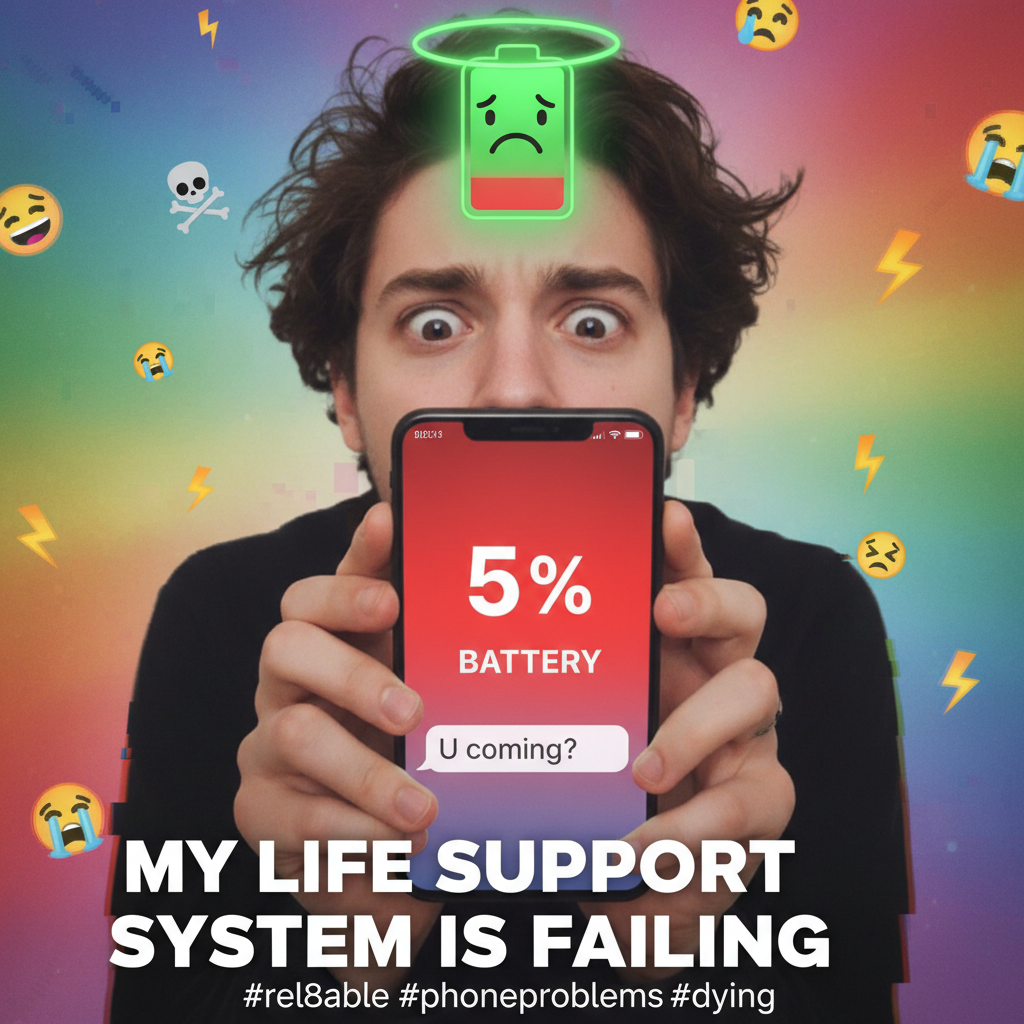 My phone battery percentage is my emotional stability percentage. Send help.