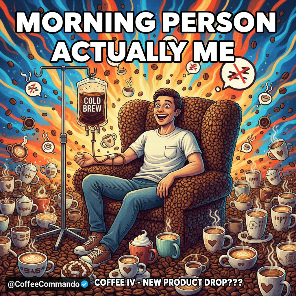 My blood type is coffee. My love language is also coffee.