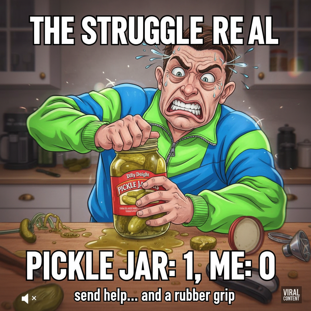 Just spent 30 mins trying to open a jar. Adulting is a scam.