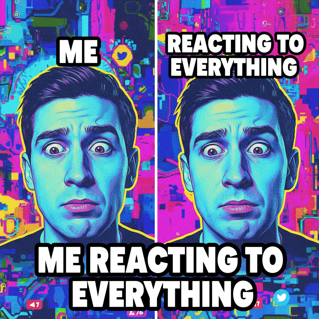 Me reacting to literally everything: *insert confused blinking guy meme*