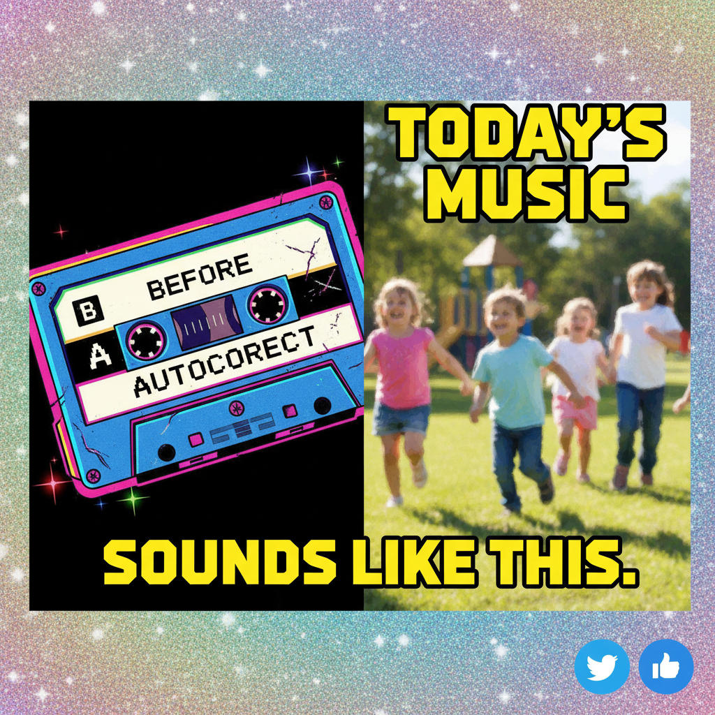 Hearing that one song from your childhood and suddenly you're 8 again, no bills, just vibes.