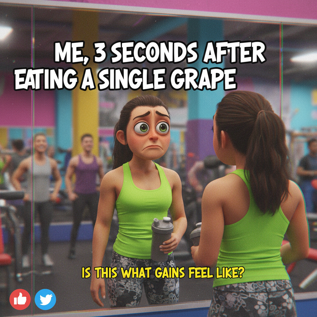 My gym routine: 10 mins working out, 50 mins questioning all my life choices in the mirror.