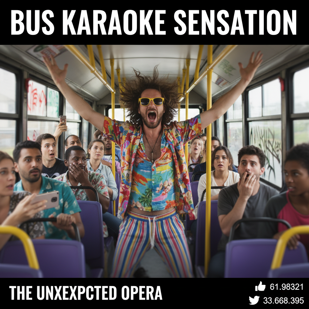 Just witnessed a full-on opera performance on the bus. My commute is never boring.