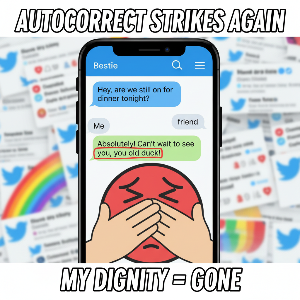 Autocorrect changed 'meeting' to 'meating'. My boss thinks I'm a cannibal. Send help.