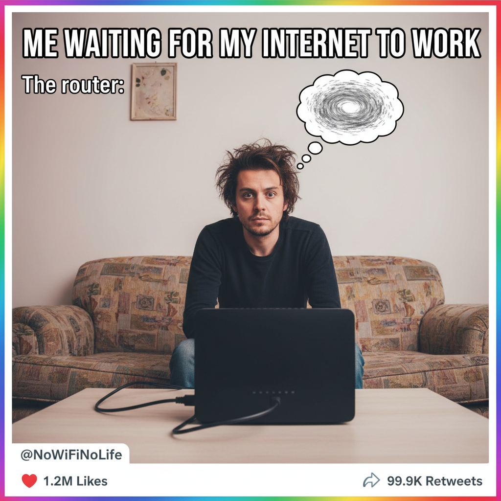 The WiFi went down. I've been staring at a wall for 3 hours. Send thoughts and prayers.