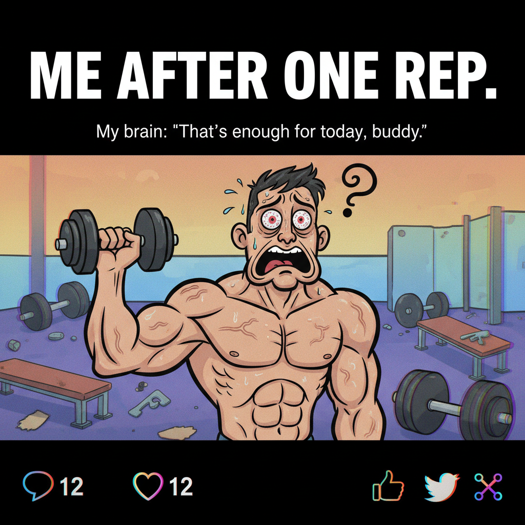 Went to the gym. Did one rep. Now I'm sore in muscles I didn't know existed. Worth it?