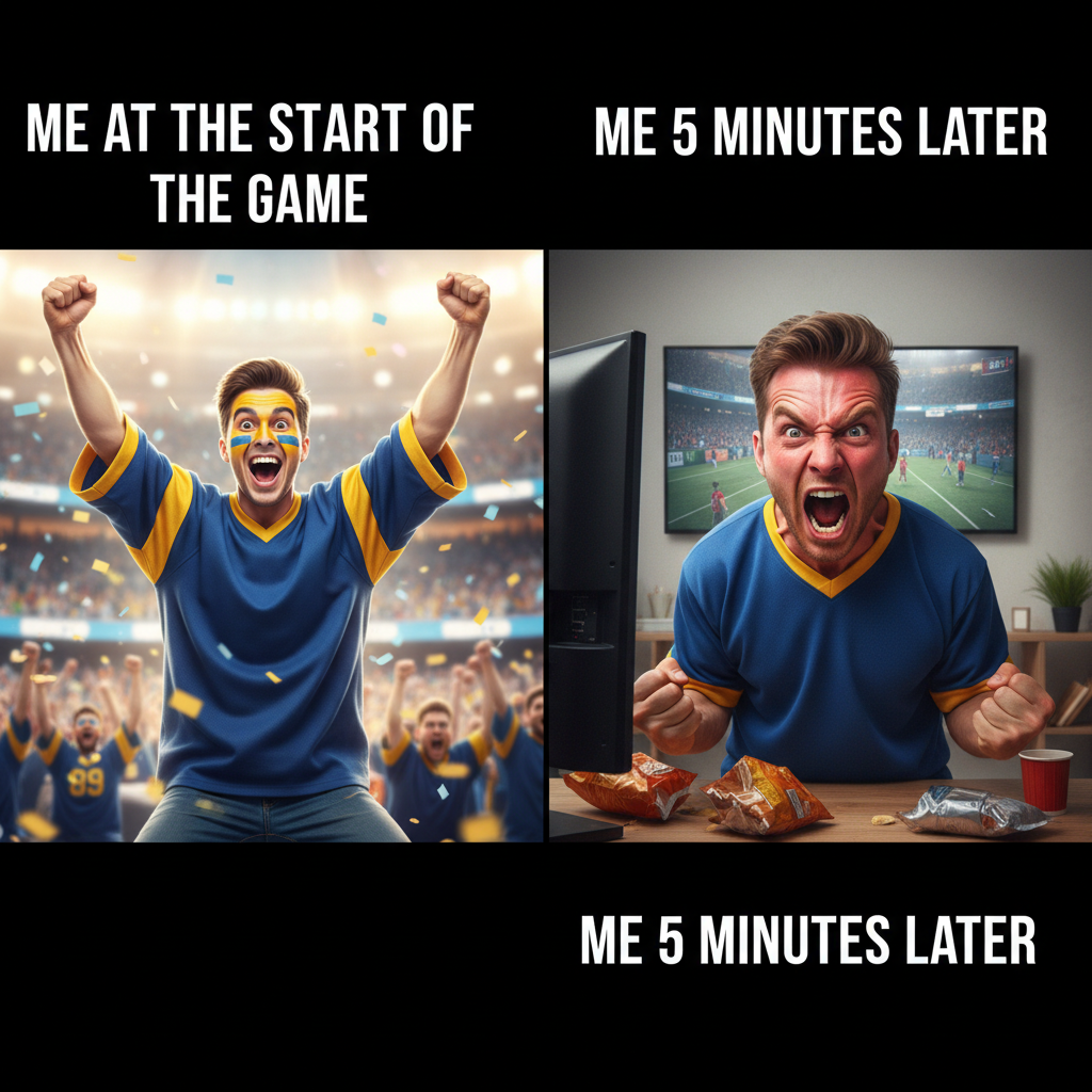 My team won: BEST FANS EVER! My team lost: FIRE EVERYONE!