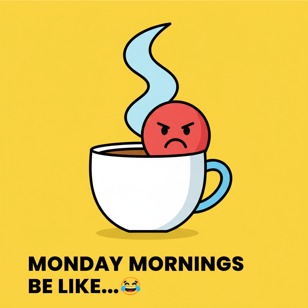 My blood type is coffee. My personality type is 'don't talk to me before my coffee.'