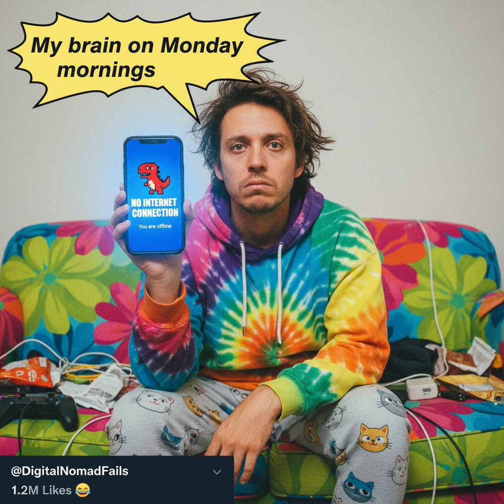 The WiFi went down. Guess I'll just stare at the wall and ponder existence now.