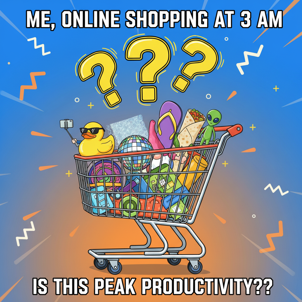 My online shopping cart is 80% 'I don't need this' and 20% 'why do I need this?'