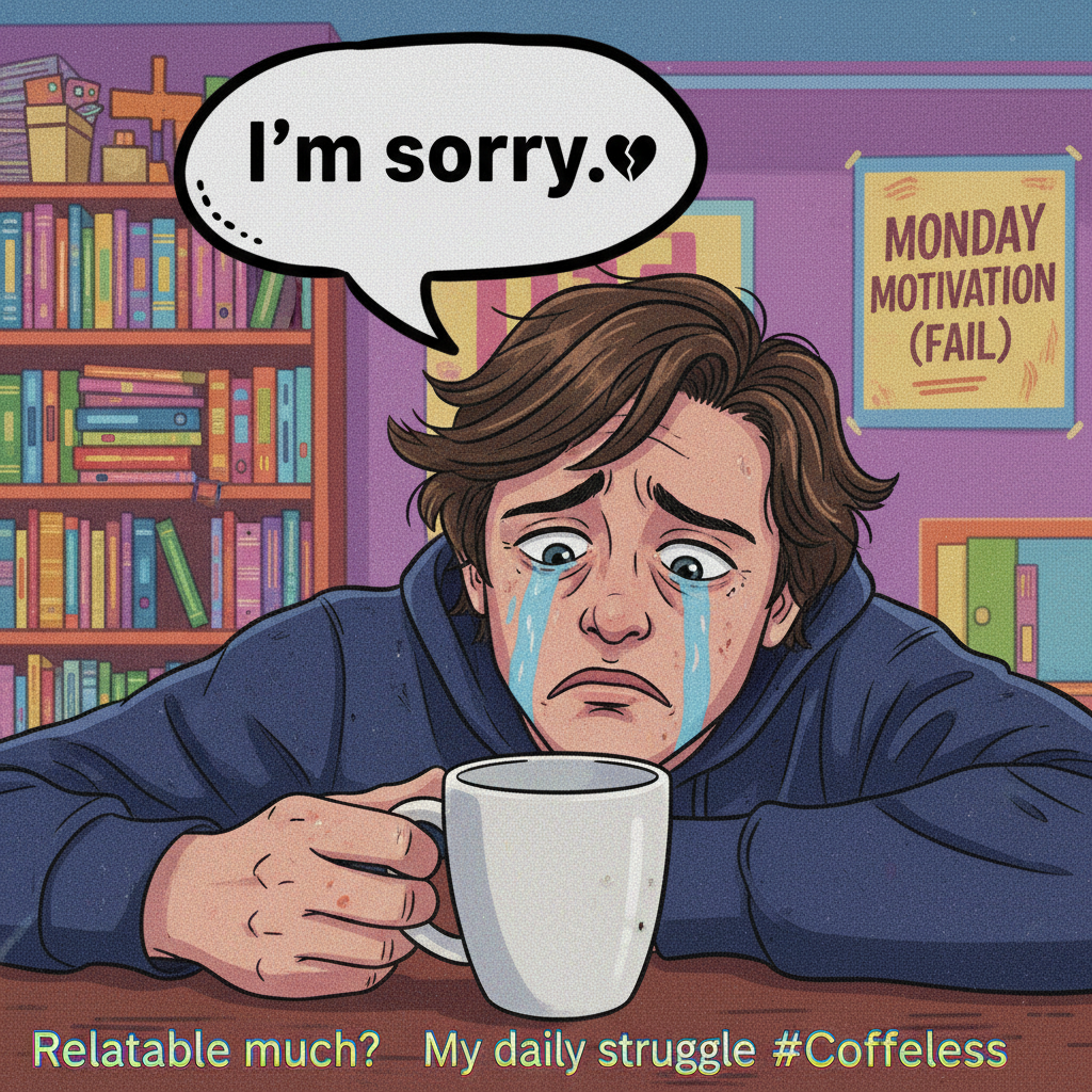 Seasonal depression hit so hard I just apologized to my coffee for drinking it too fast.