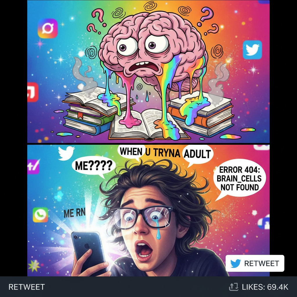 My brain cells when the WiFi goes down for 5 seconds.