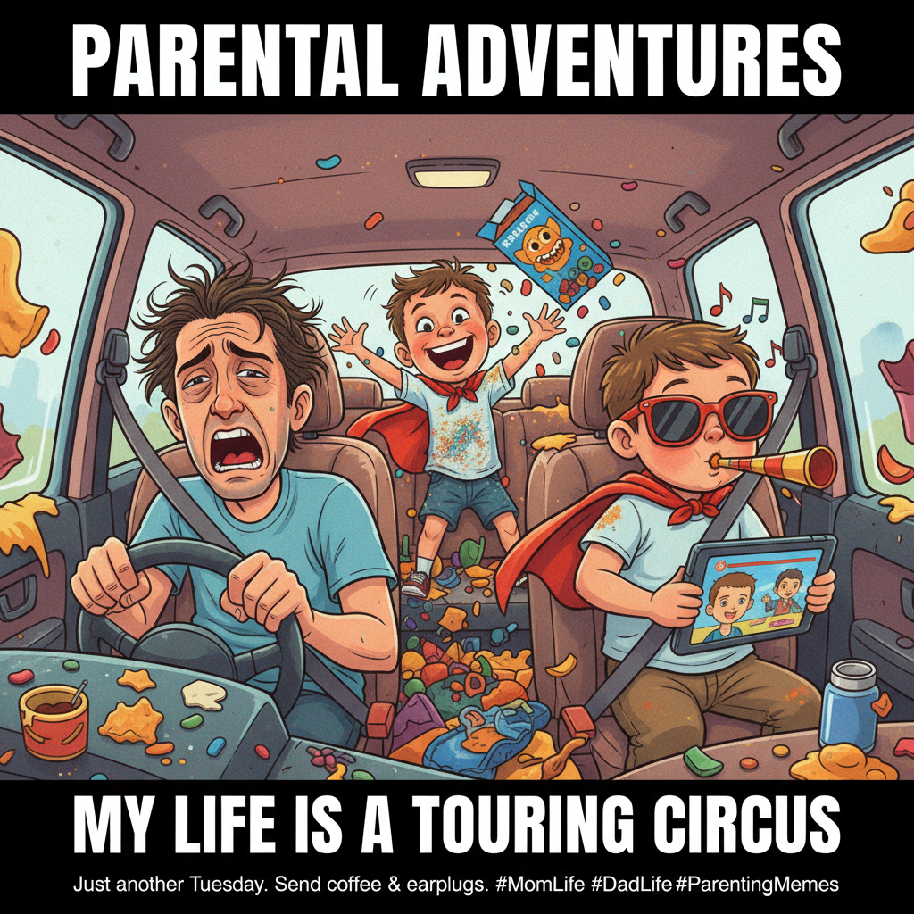 My kids asked if we could 'just live in the car' today. I considered it.