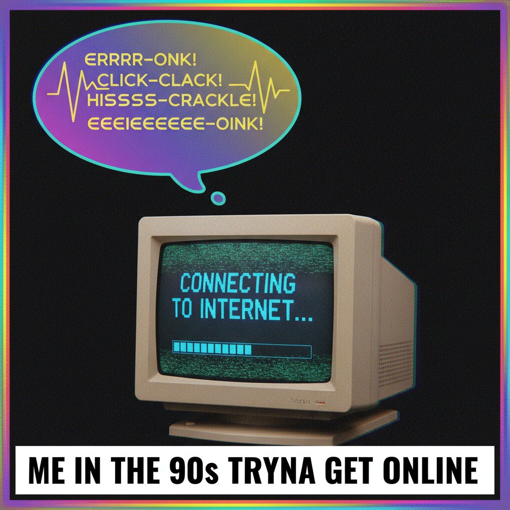 Hearing that one dial-up sound again just unlocked a core memory. The pain!