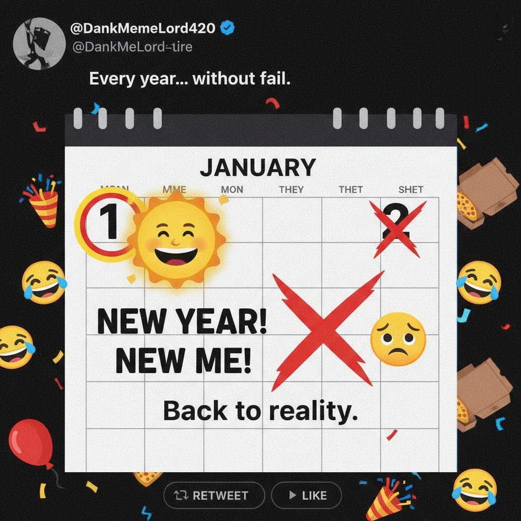 My New Year's resolution lasted until Jan 2nd. Anyone else?