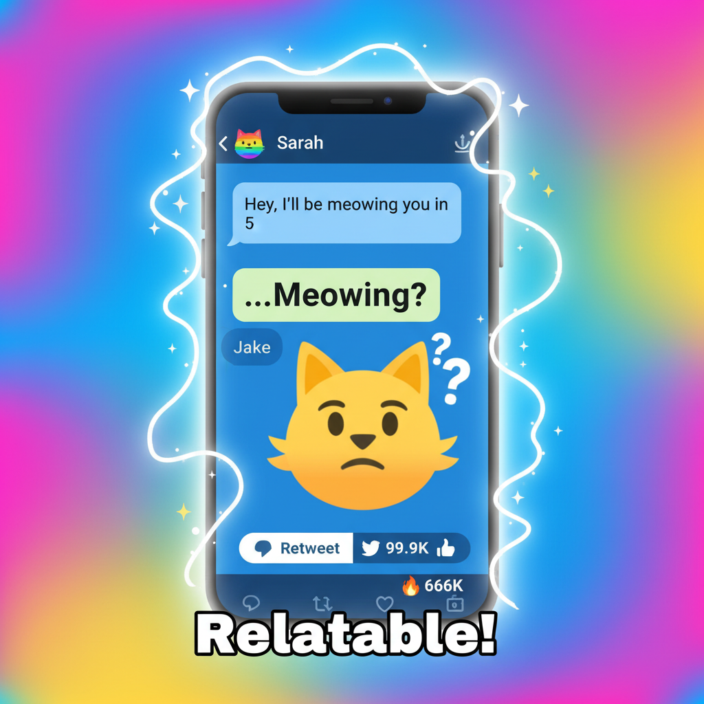 Autocorrect changed 'meeting' to 'meowing'. My boss is now confused.