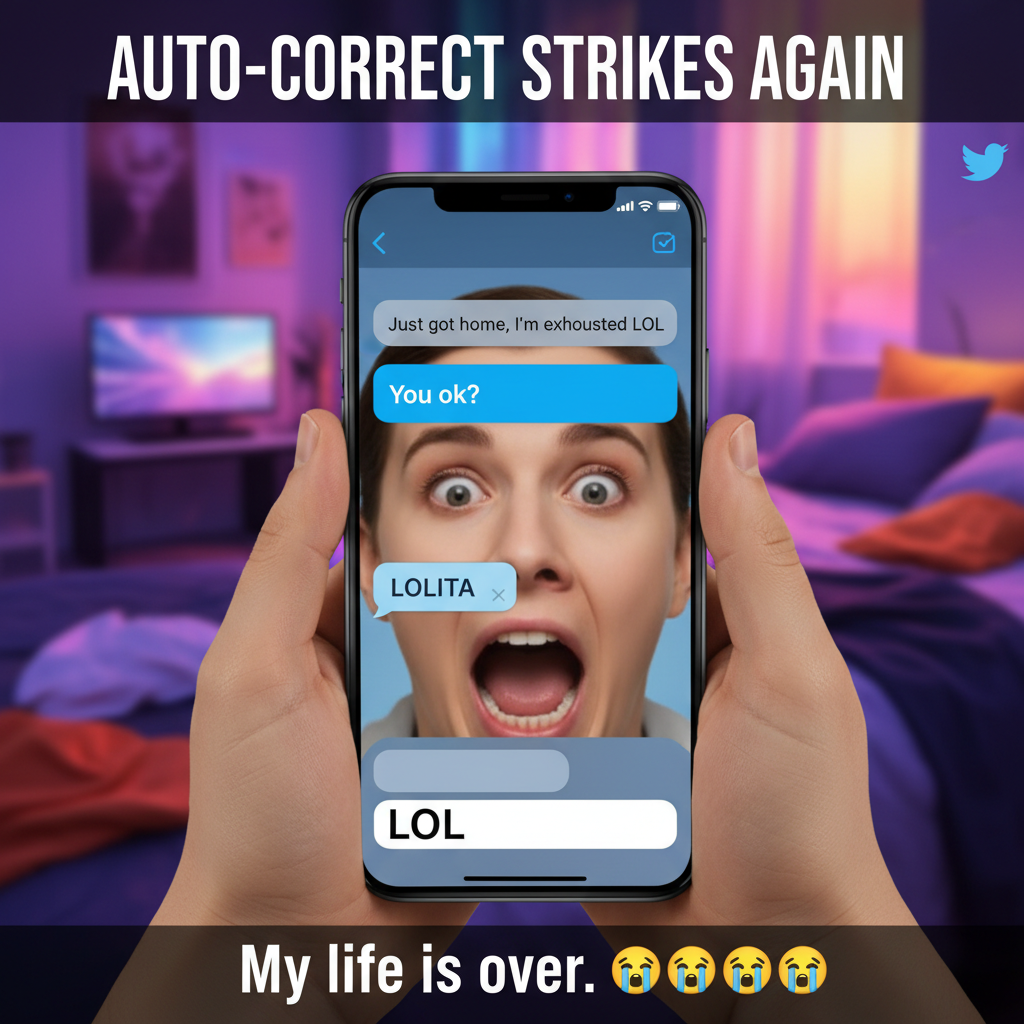 My phone tried to autocorrect 'LOL' to 'LOLITA'. I'm never texting again.