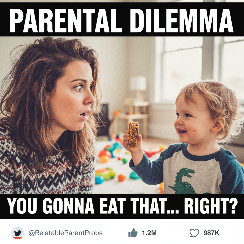 My kid just asked if they can have a snack *after* they finish the snack they're currently eating.