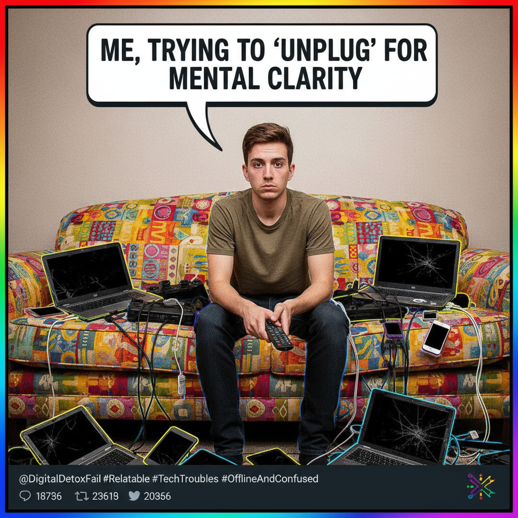 The WiFi went down. I've already talked to my family, read a book, and stared at a wall. What's next?