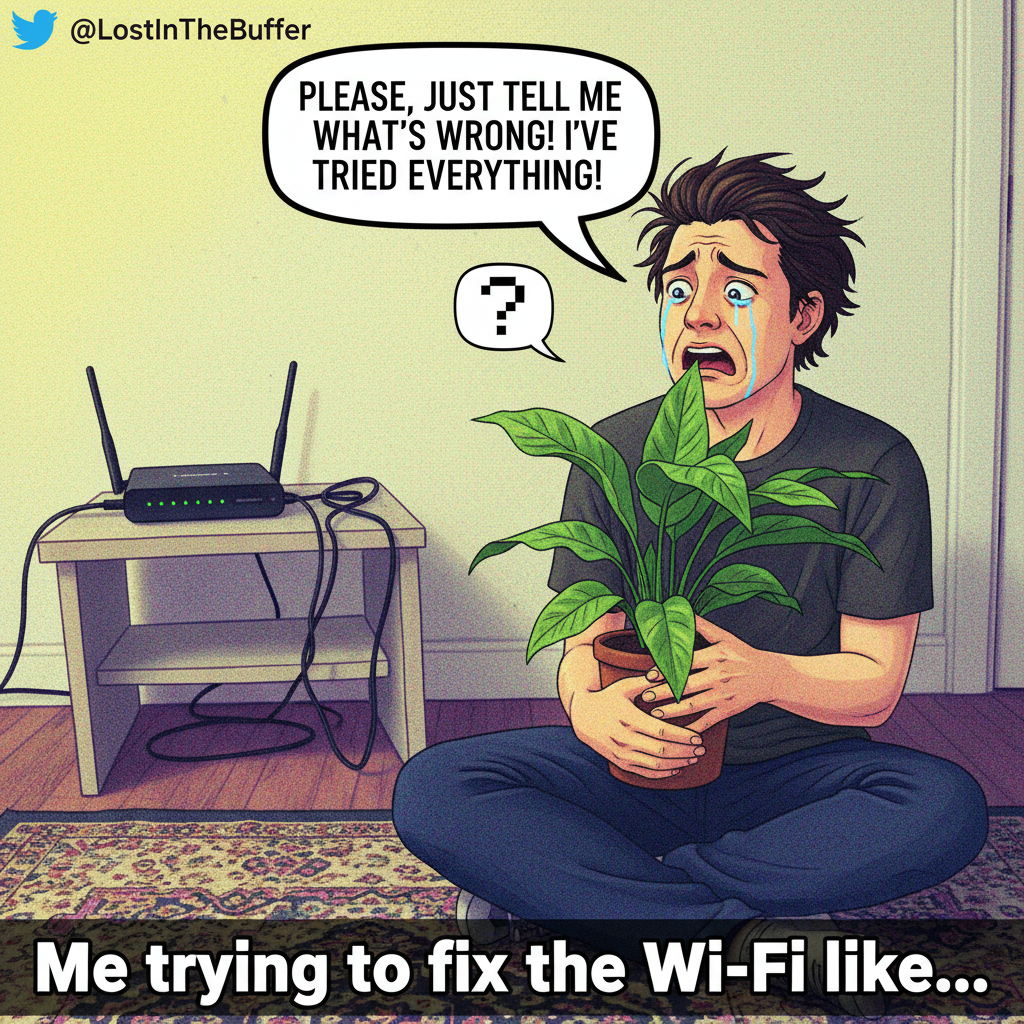 The WiFi is out. I'm currently talking to my plants. Send thoughts and prayers.