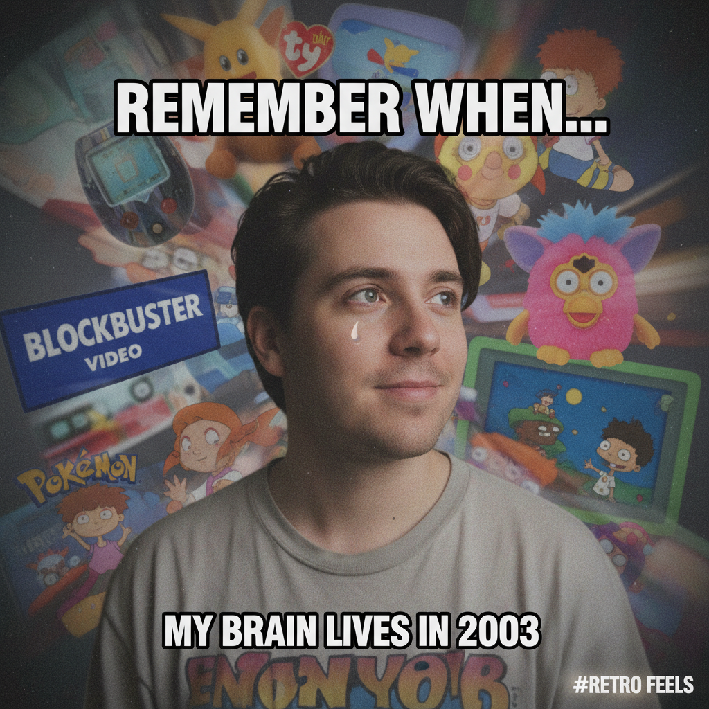 Hearing THAT song from your childhood hits different. Instant time travel.