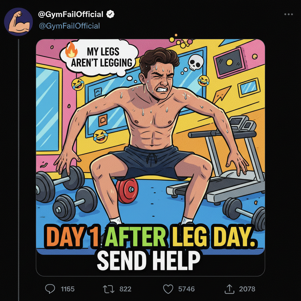 Went to the gym. Did 3 reps. Now I'm sore in muscles I didn't know existed.