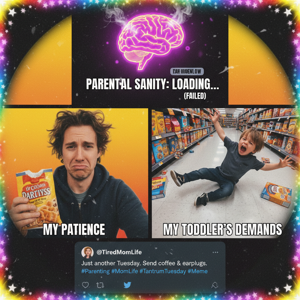 Me: 'Just five more minutes of screen time.' My kid: *activates nuclear meltdown protocol*