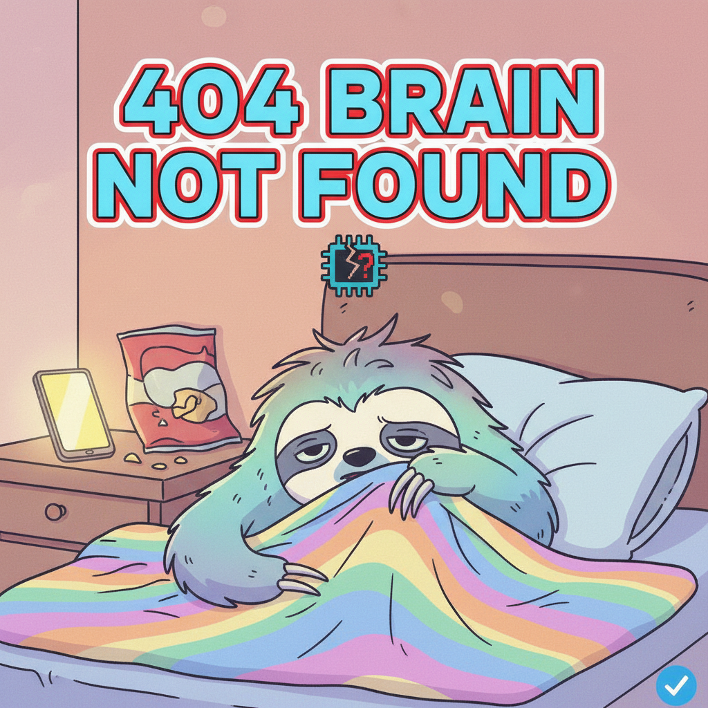 My Monday morning mood is 'still processing weekend data.' Do not disturb.