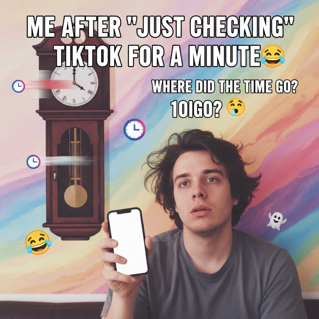 Me: 'I'll just check Twitter for 5 mins.' *3 hours later* Me: 'What year is it?'