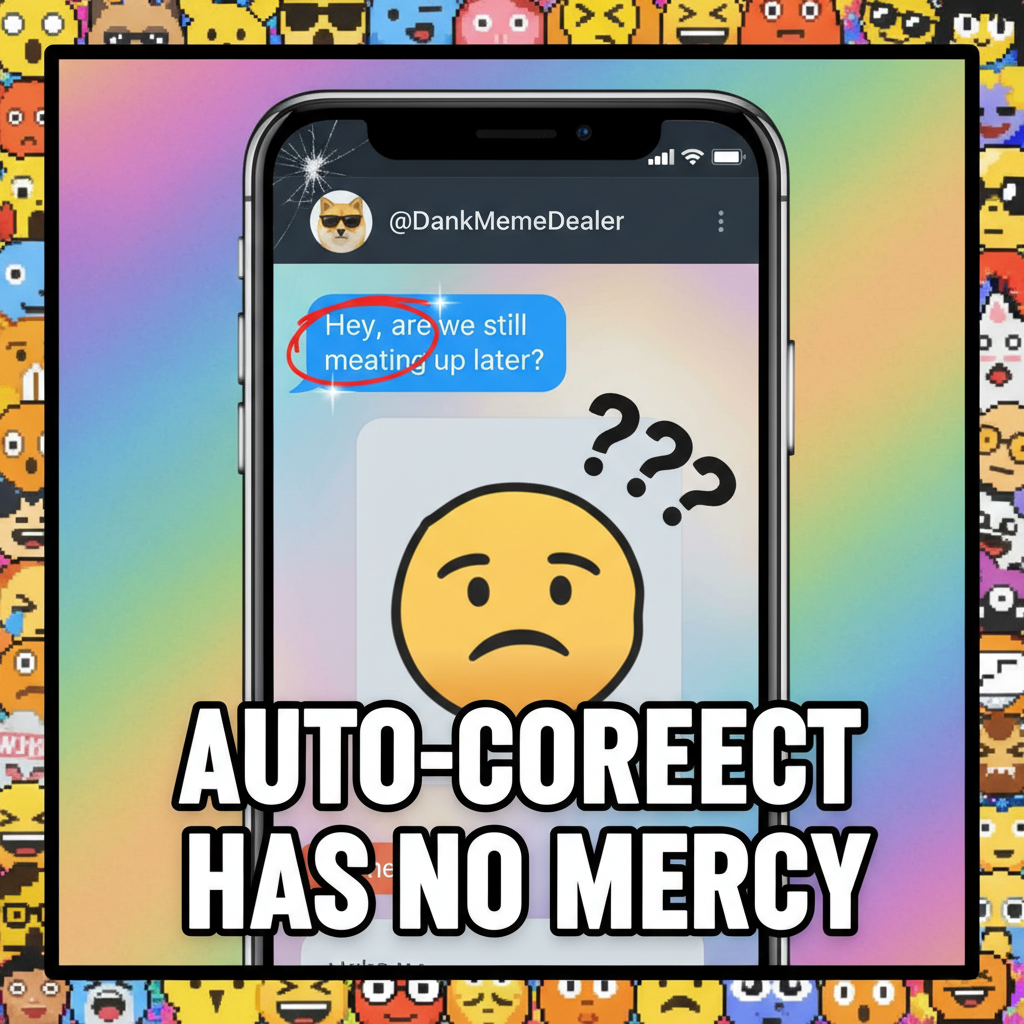 Autocorrect changed 'meeting' to 'meating'. My boss is now very confused.