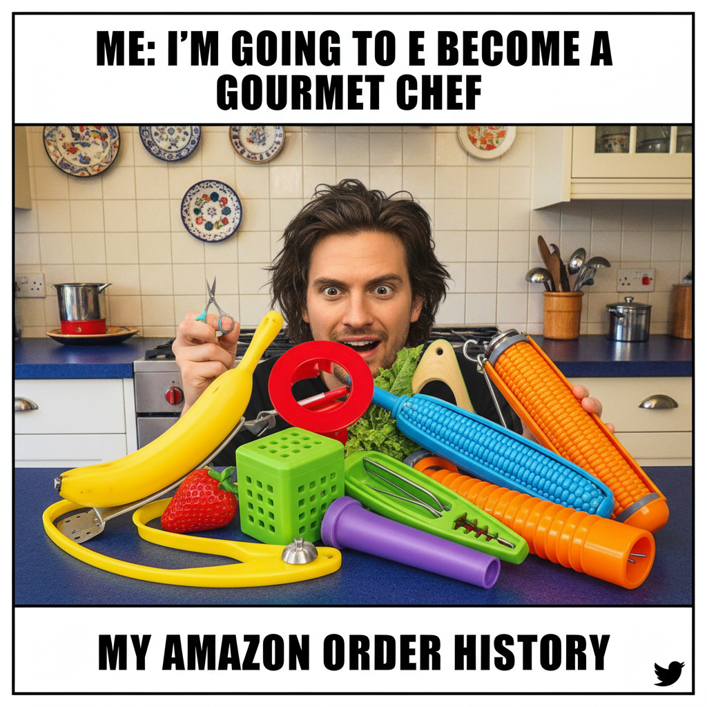 Bought 3 'essential' kitchen gadgets online. Now I have 3 things to re-gift.