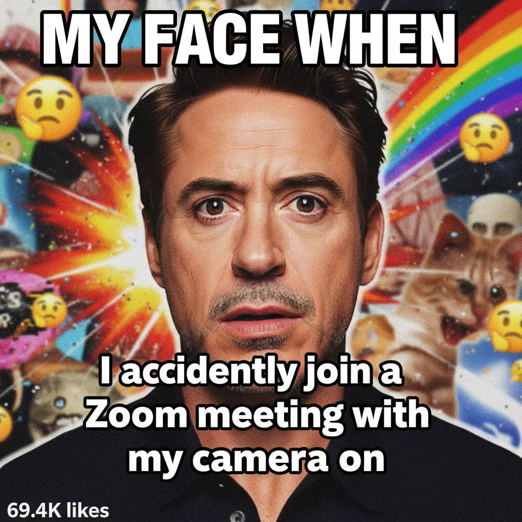 My face when the internet argues about something I said 3 years ago. #CelebrityMemeReaction