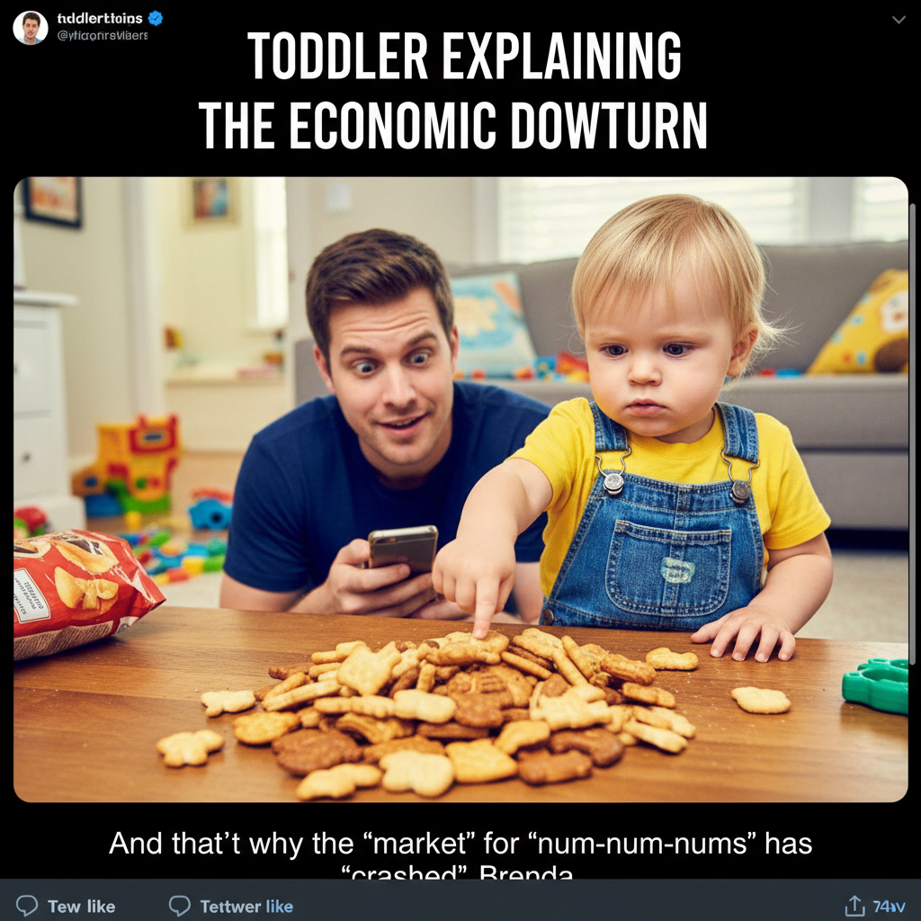 My toddler just explained quantum physics using only animal crackers. I'm officially outsmarted.