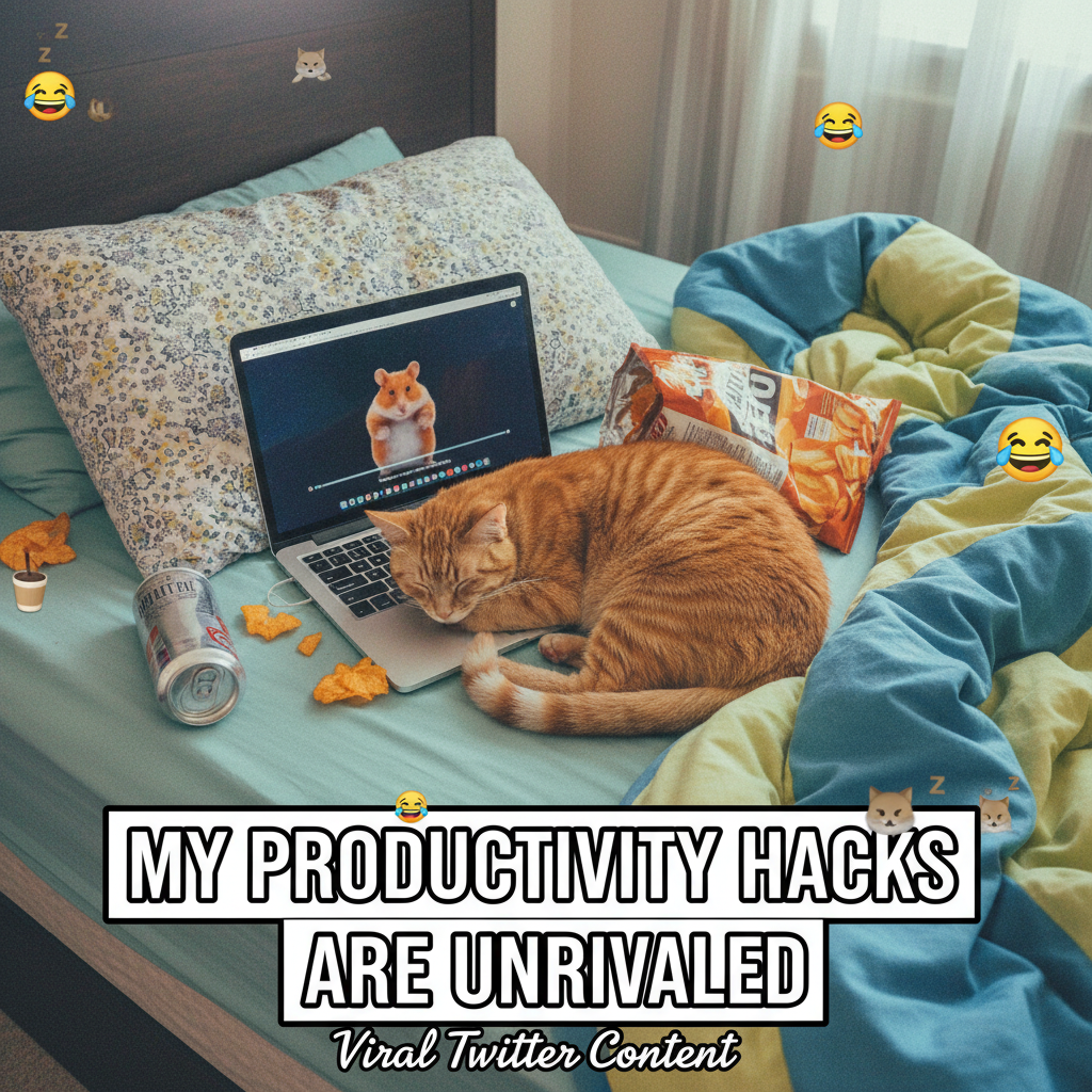 My WFH 'office' is just my bed with a laptop precariously balanced. Productivity: 📈