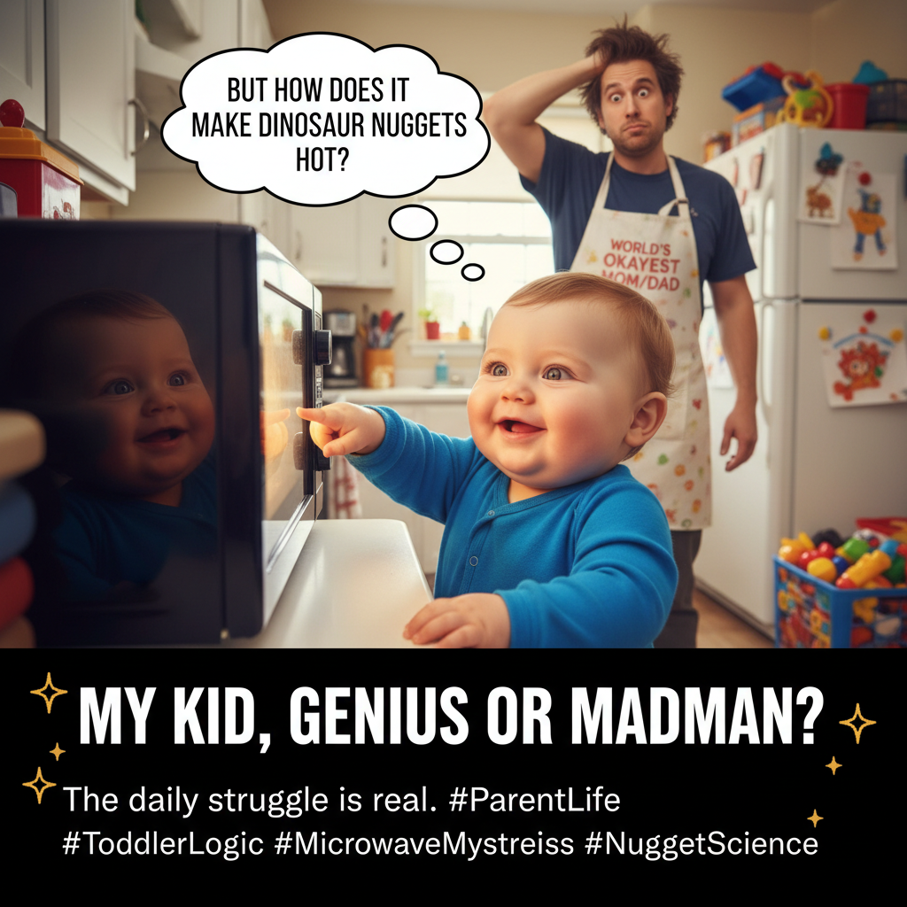 My toddler just asked if the microwave was a 'food TV'. Send help.