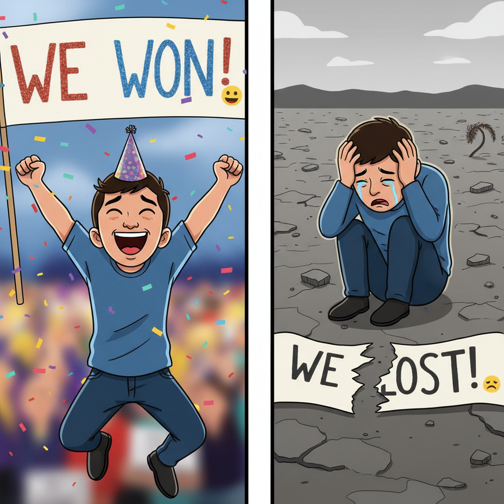 My team won, I'm getting a tattoo. My team lost, I'm burning my jersey. There is no in-between. #SportsFan