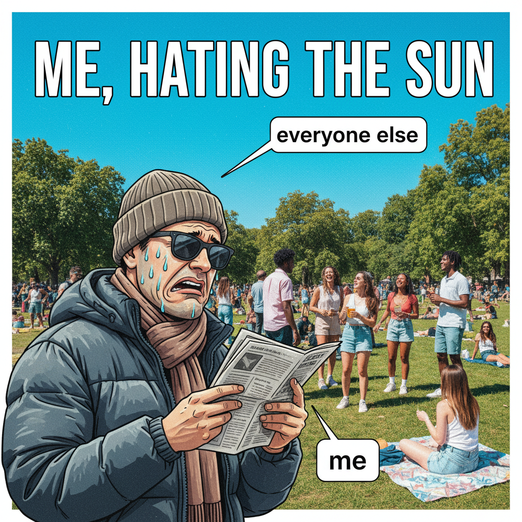 It's 70 degrees and sunny. Someone, somewhere, is still complaining about the weather. โ๏ธ