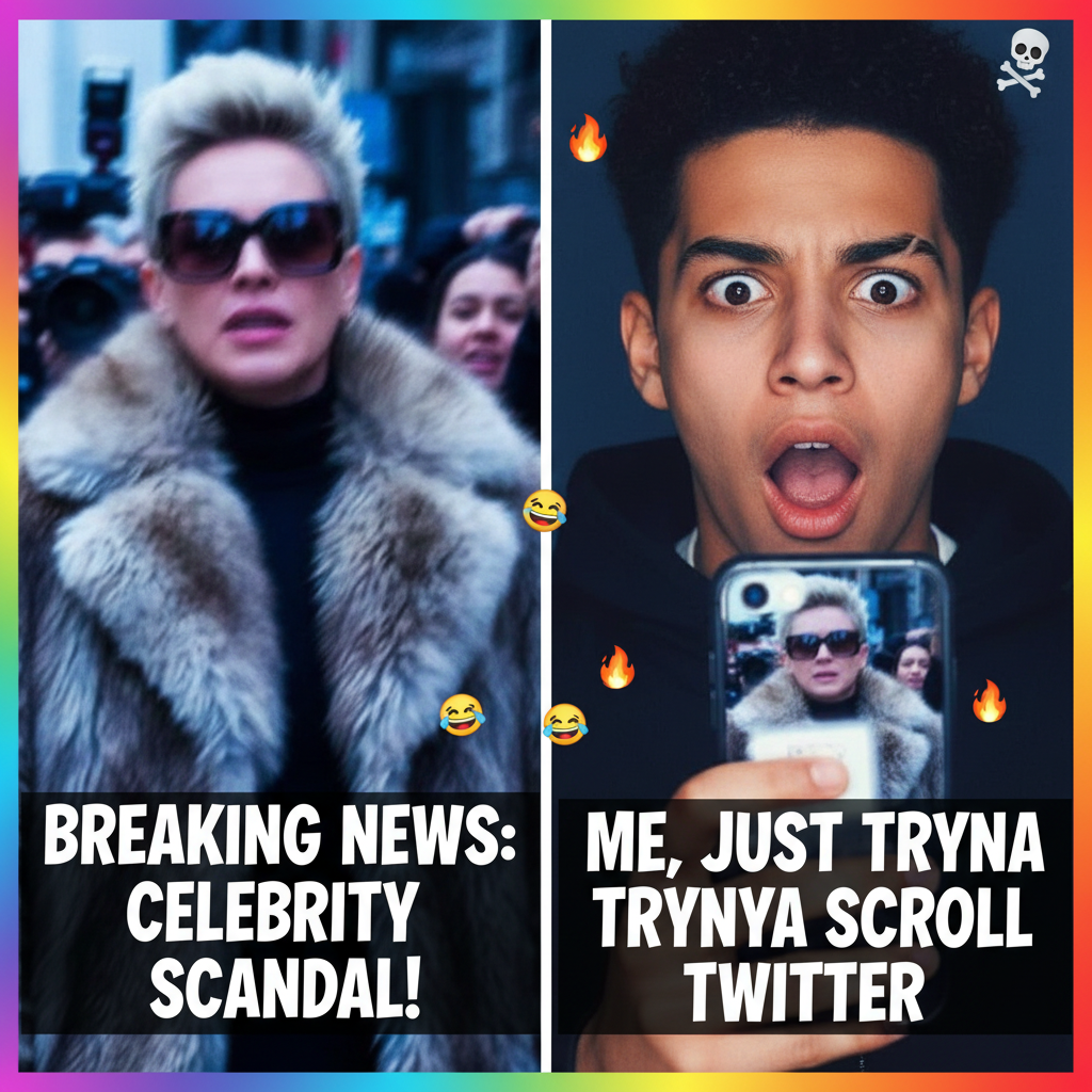 Me watching the internet react to *that* celebrity photo. The memes are already legendary.